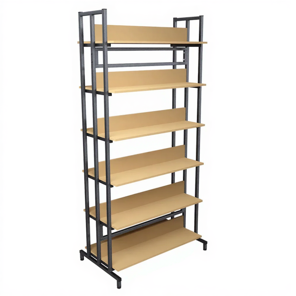 Стеллаж библиотечный двухсторонний