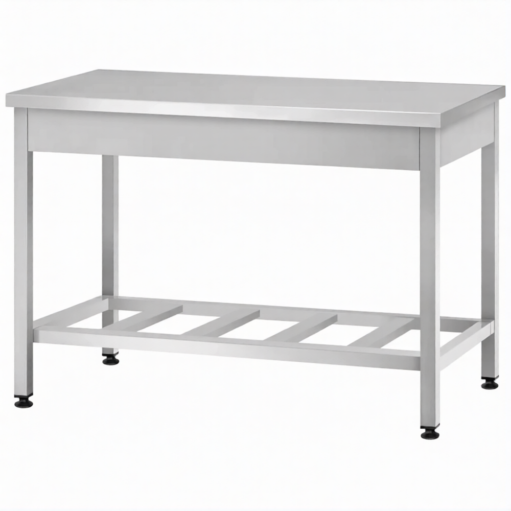 Стол производственный СПРп - 860х1200х600 «Profi Ral» (полка-решетка)