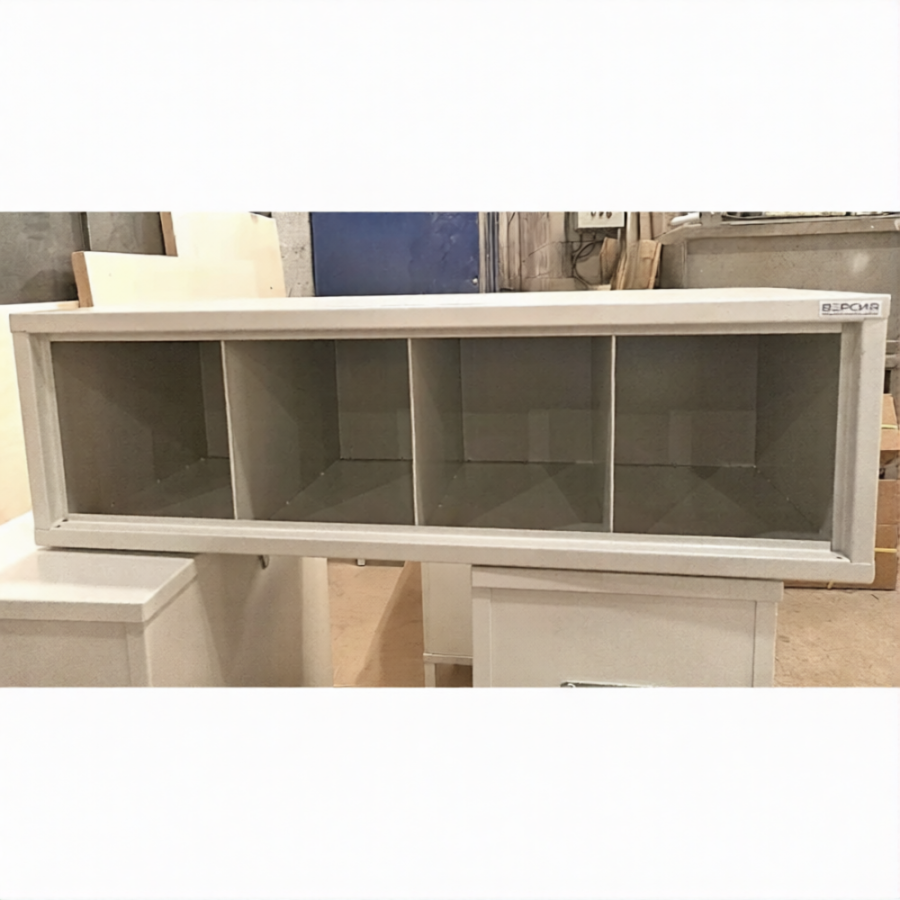 Шкаф для 4 противогазов ХПГ-4Г, без дверей (265х870х380)
