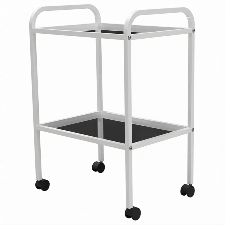 Стол медицинский инструментальный СМИ-02 (полки металл, колёса пластик)