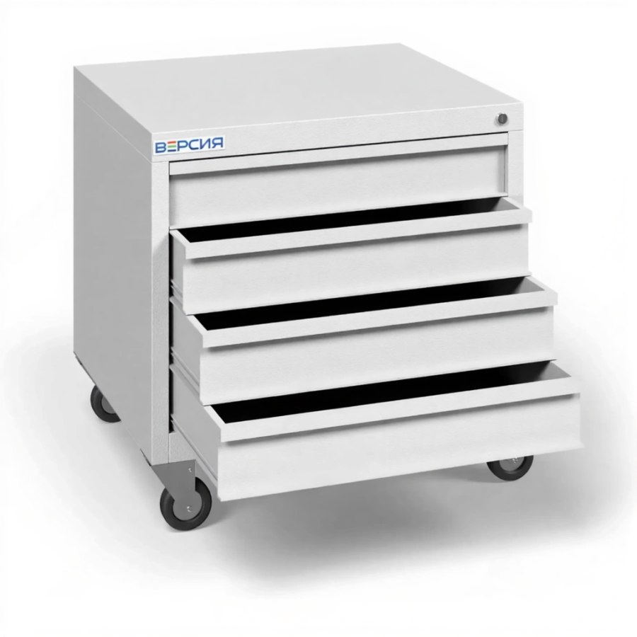 Шкаф картотечный ШКР-4, формат А2, передвижной