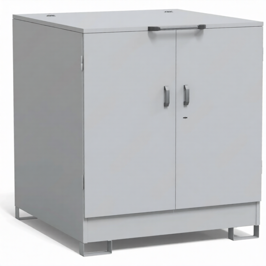 Депо для кубической емкости ДКБ-1350, решетчатый настил, сточный поддон