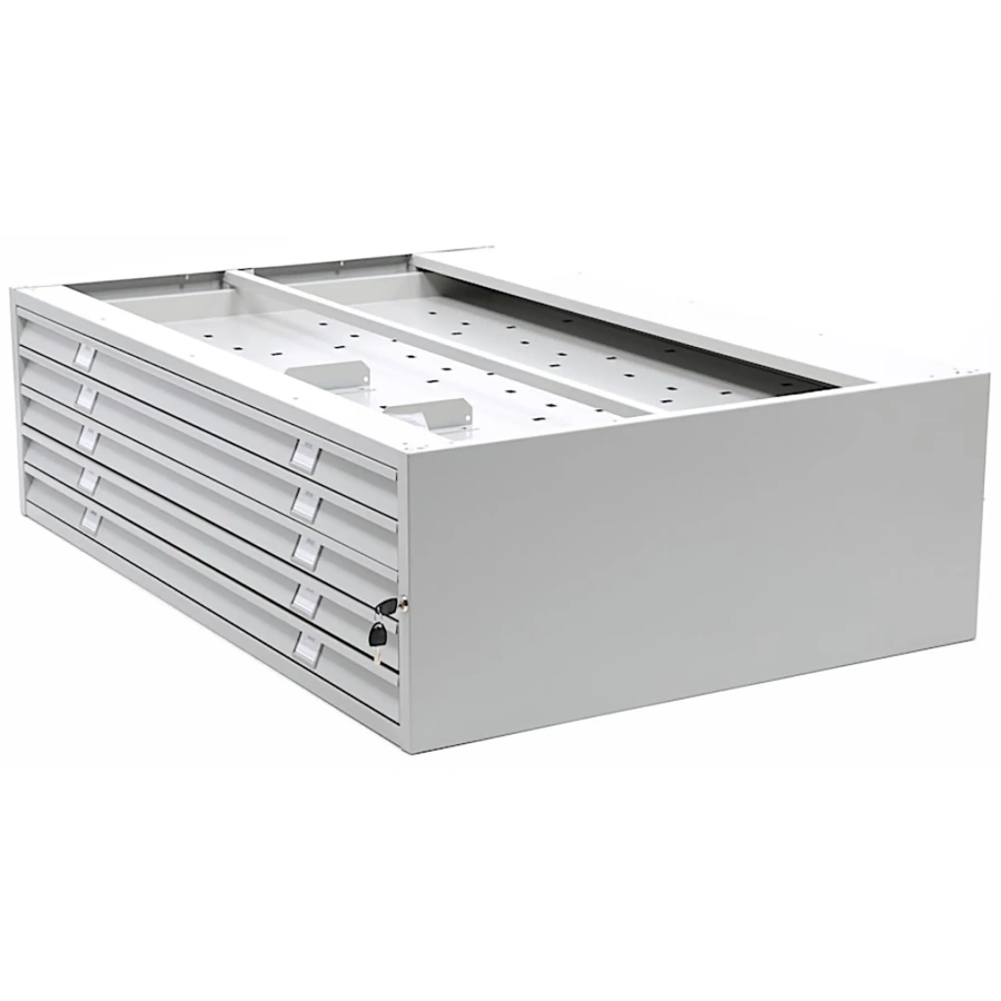 Картотечный шкаф ПРАКТИК А0-05/2 (промежуточная секция)