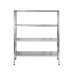 Стеллаж кухонный Luxstahl СР-1800х1000х300/4 нерж