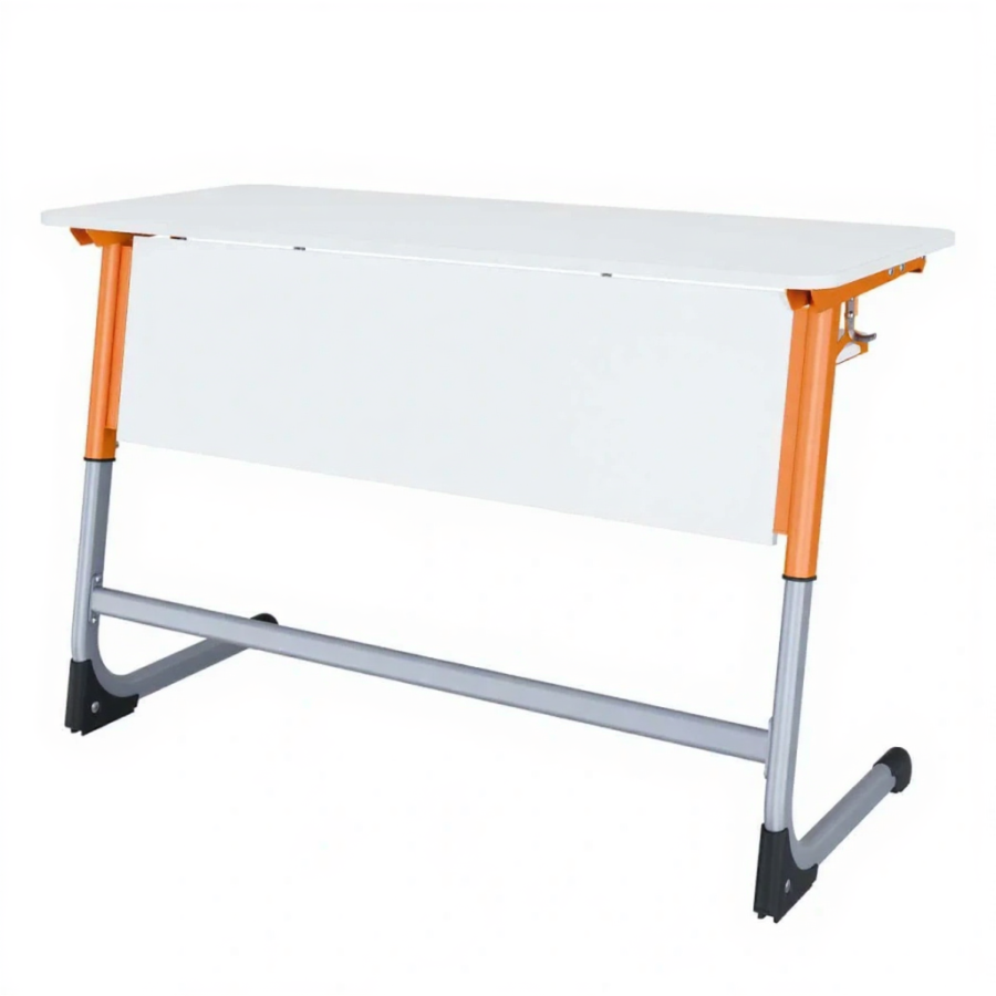 Парта 2М Smart с полкой (ЛДСП)